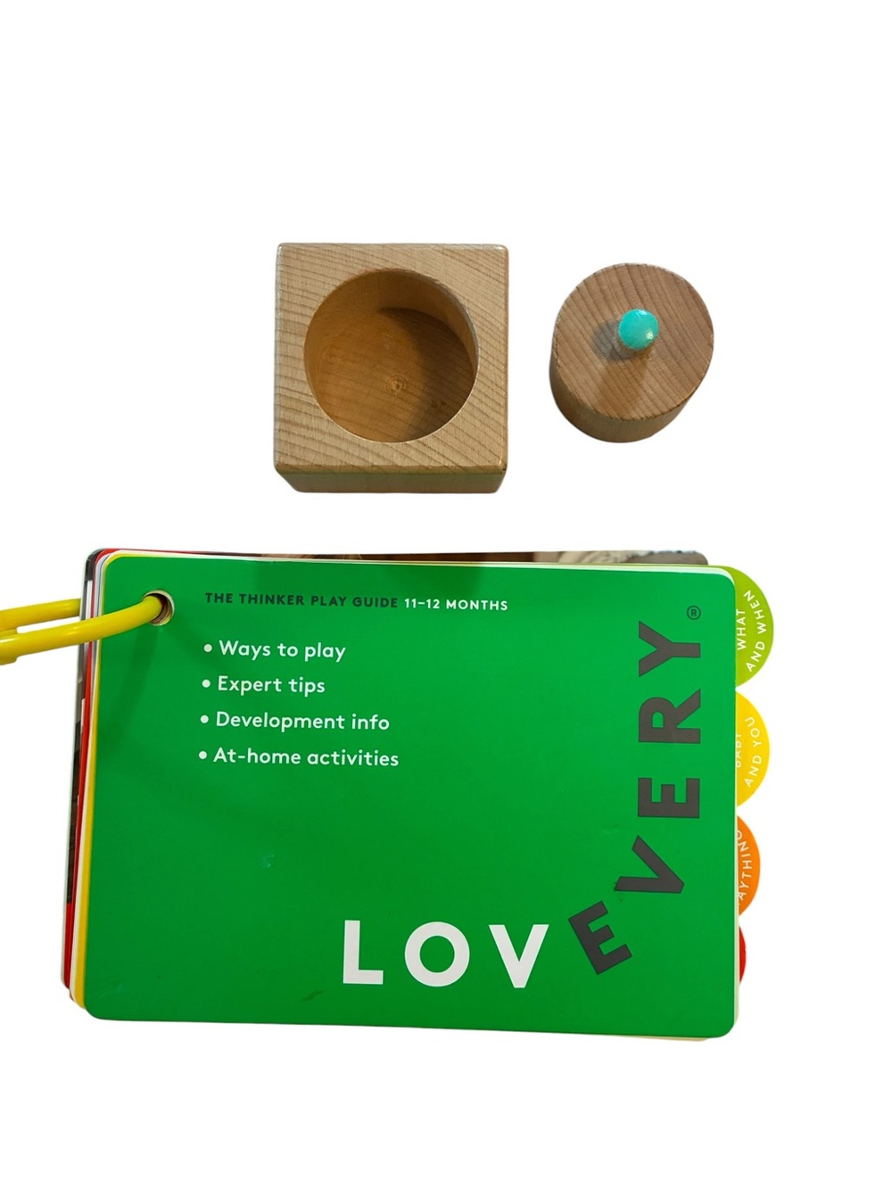 Lovevery | Pincer Puzzle & Play Guide 11-12 Months The Thinker